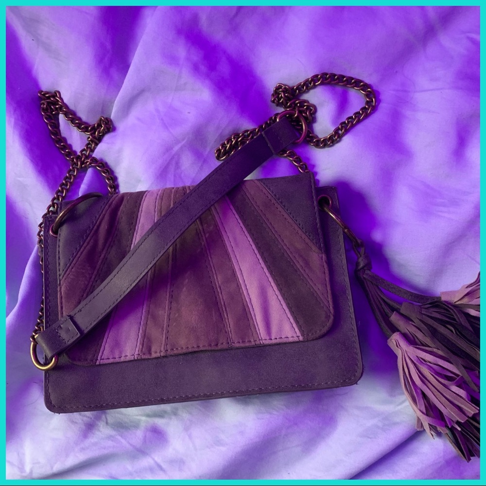 Grey shoulder bag